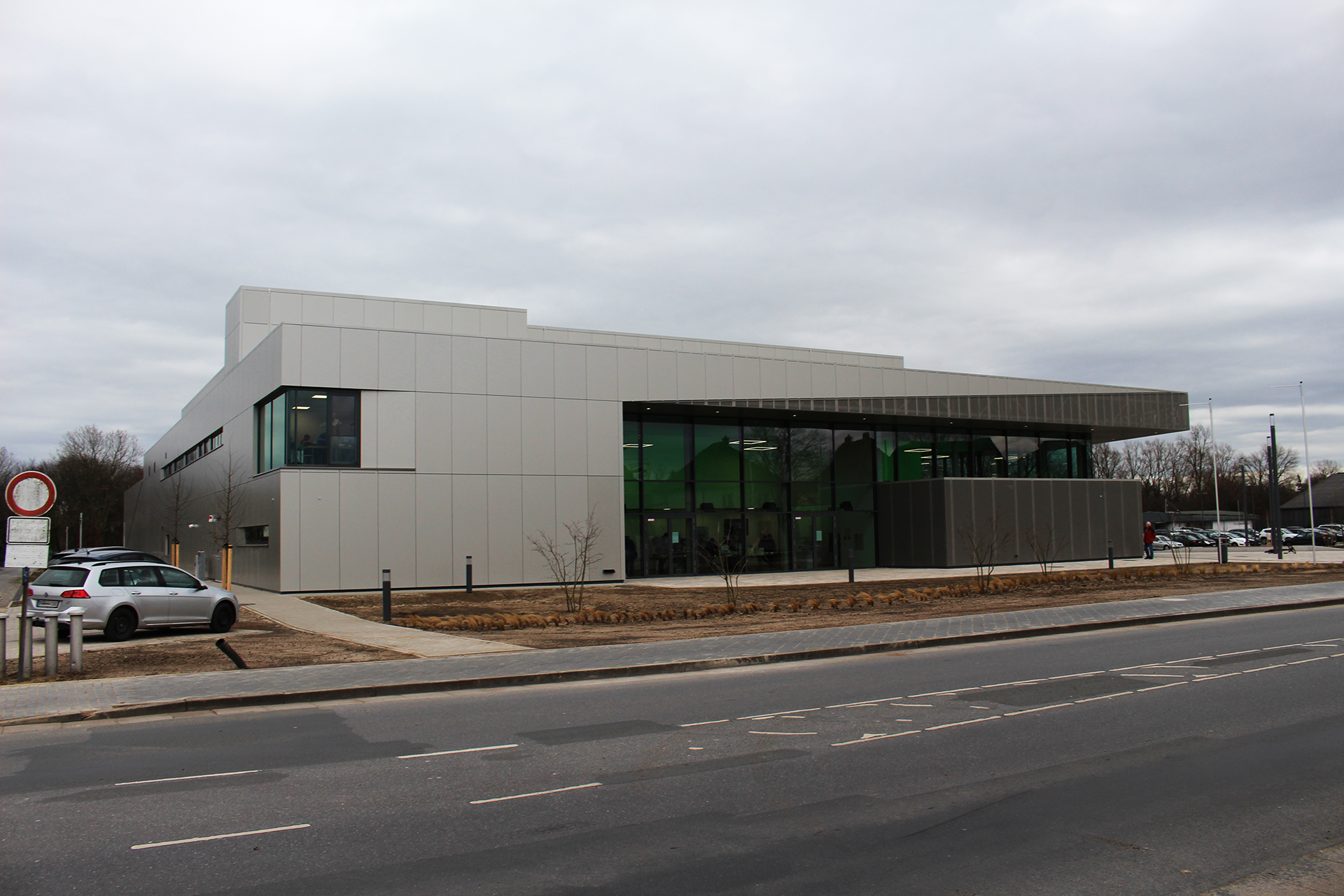 Fertige Stadthalle